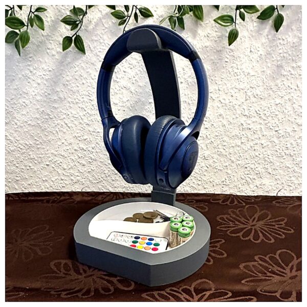 Headphone Stand Holder Earbud Organizer Phone Accessory Cable Management Bracket Clip Case Protection