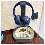 Headphone Stand Holder Earbud Organizer Phone Accessory Cable Management Bracket Clip Case Protection